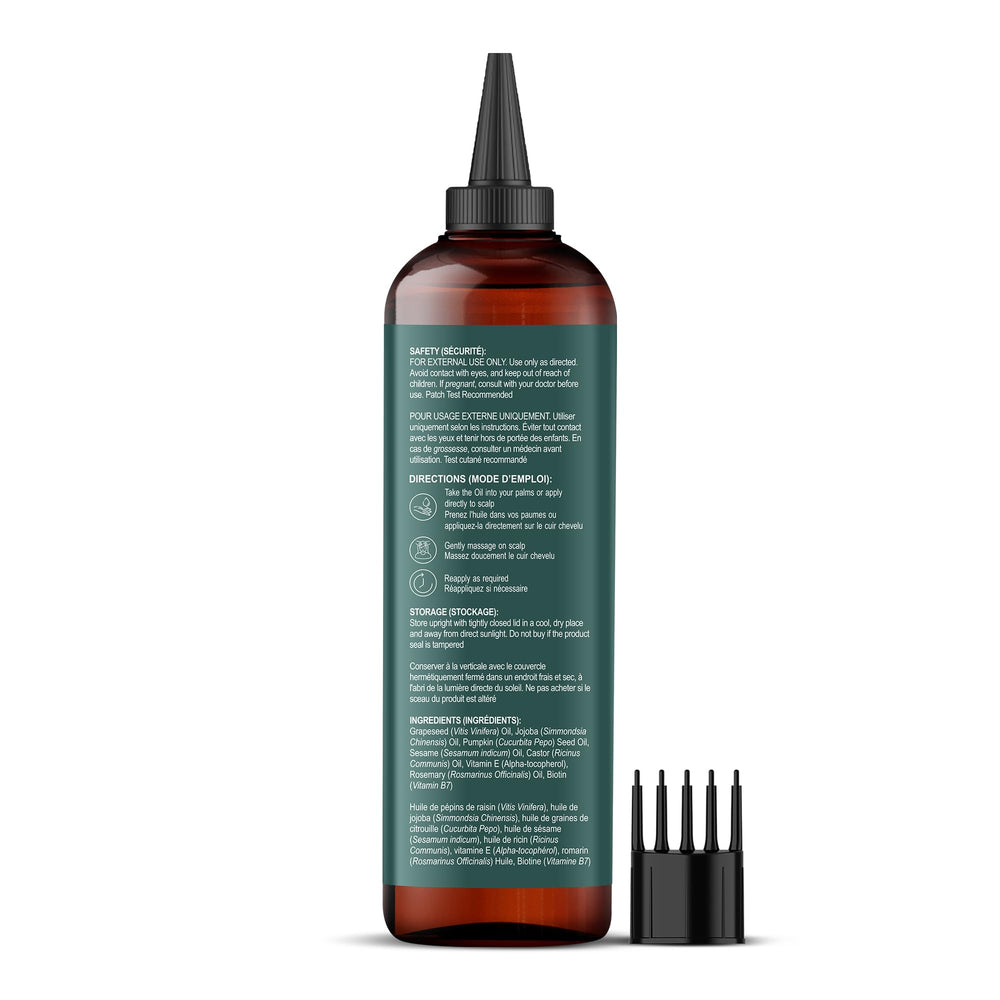 Botanic Hearth rosemary-pumpkin seed oil ingredients highlight natural nourishment.