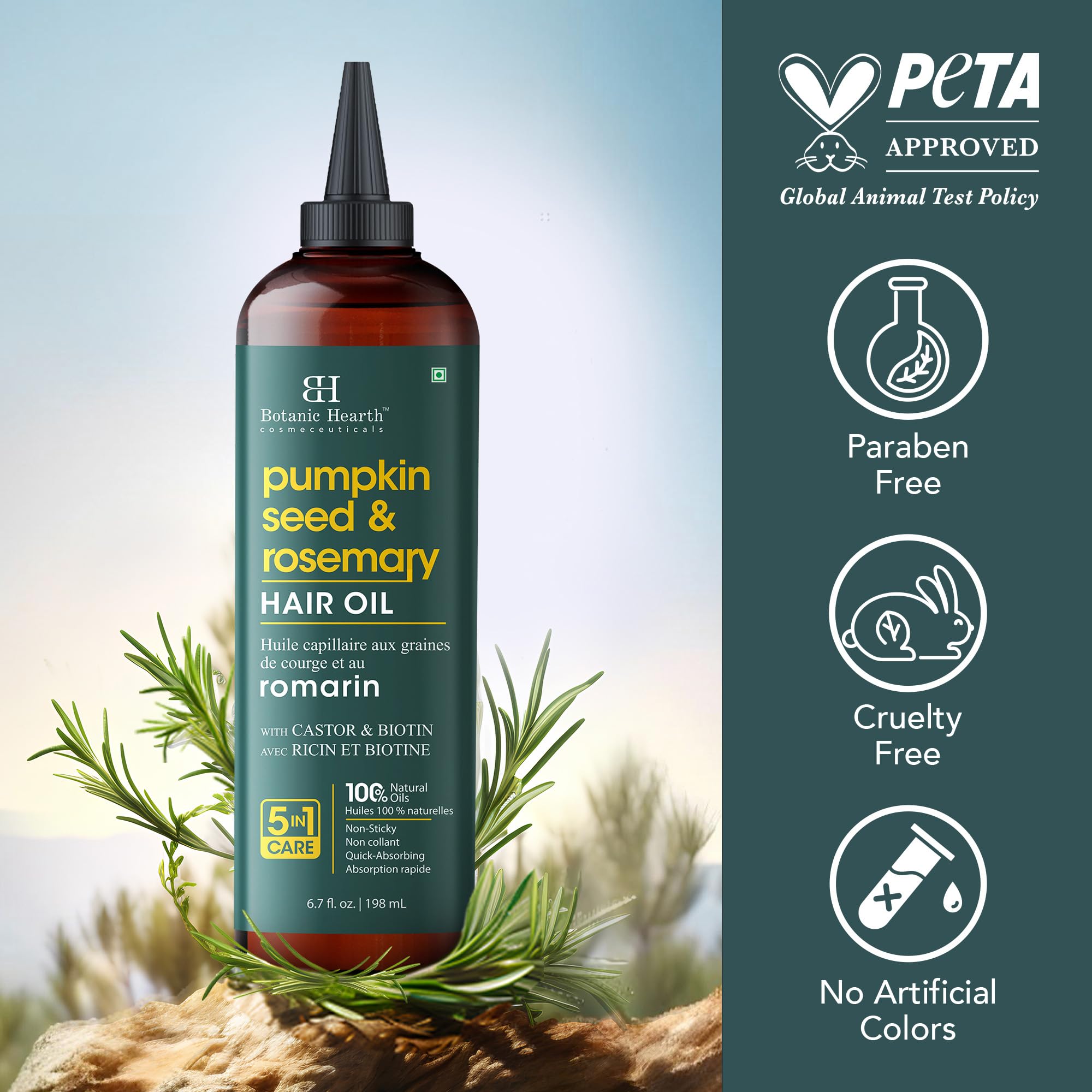 Botanic Hearth oil repairs dry ends with visible softness.