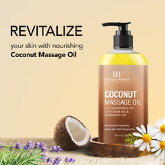 Botanic Hearth Spa-quality massage oil ideal for professional or home use