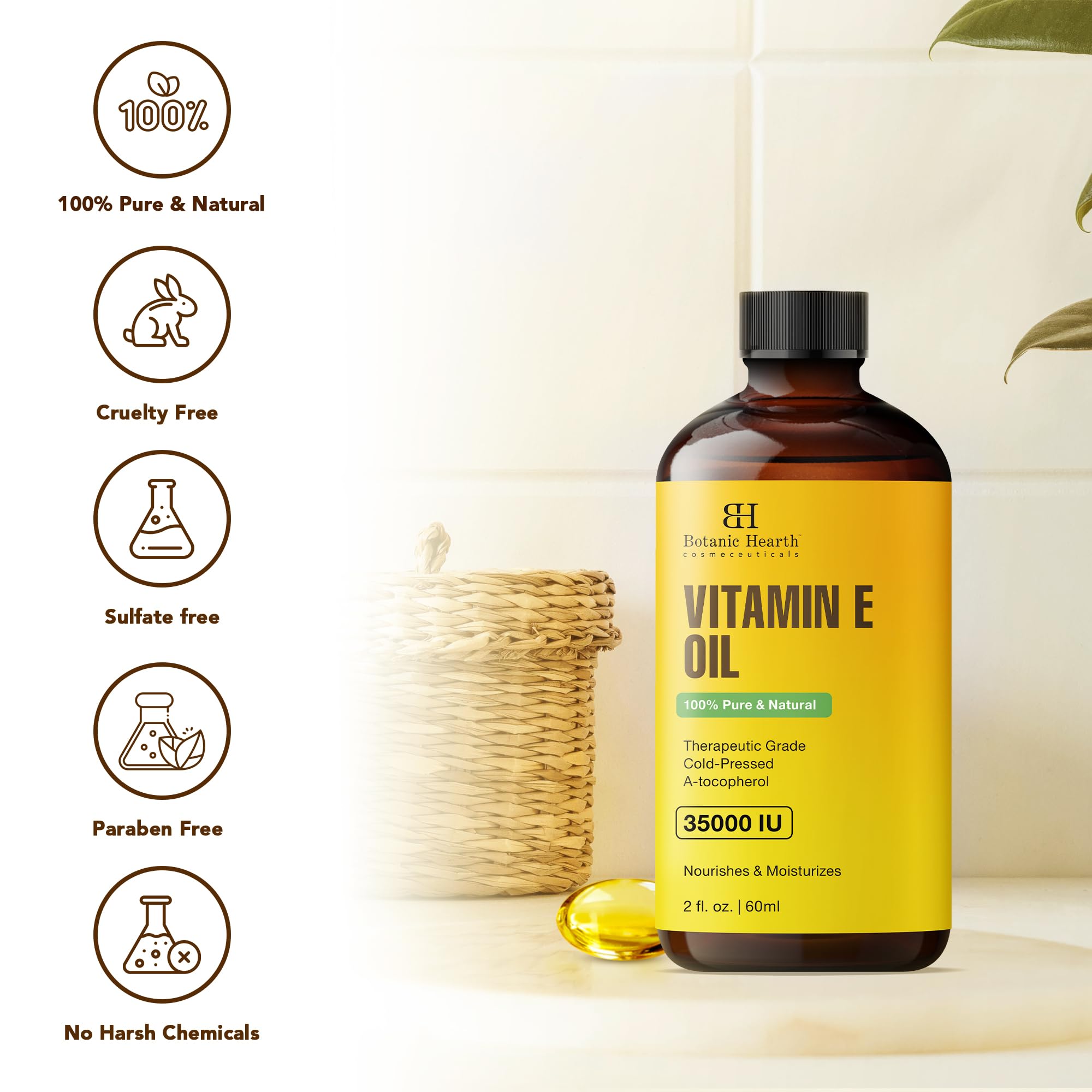 Botanic Hearth Vitamin E Oil on cuticles and nails.