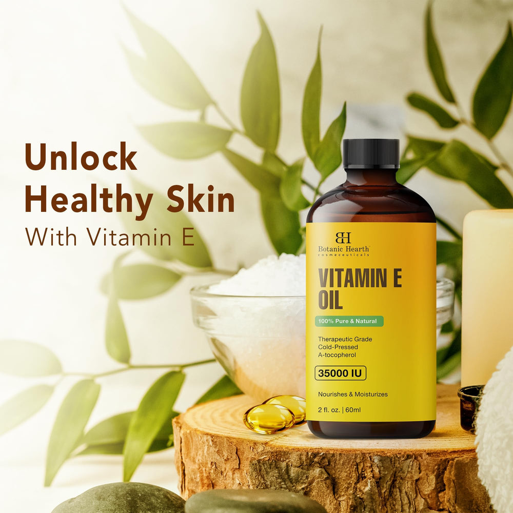 Botanic Hearth Vitamin E Oil dropper shows controlled use