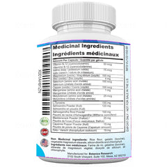 Close-up of Botanica Research capsules for daily energy and focus.