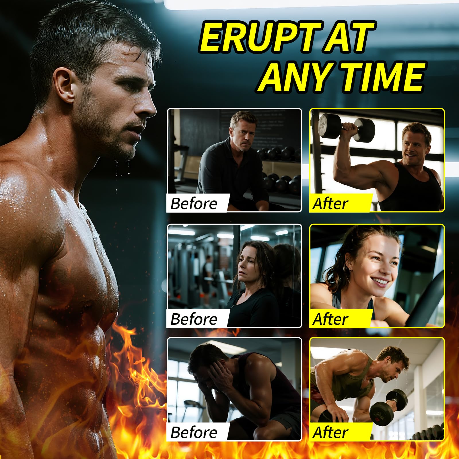 BOTASUN Smelling Salts in the gym for peak focus and energy