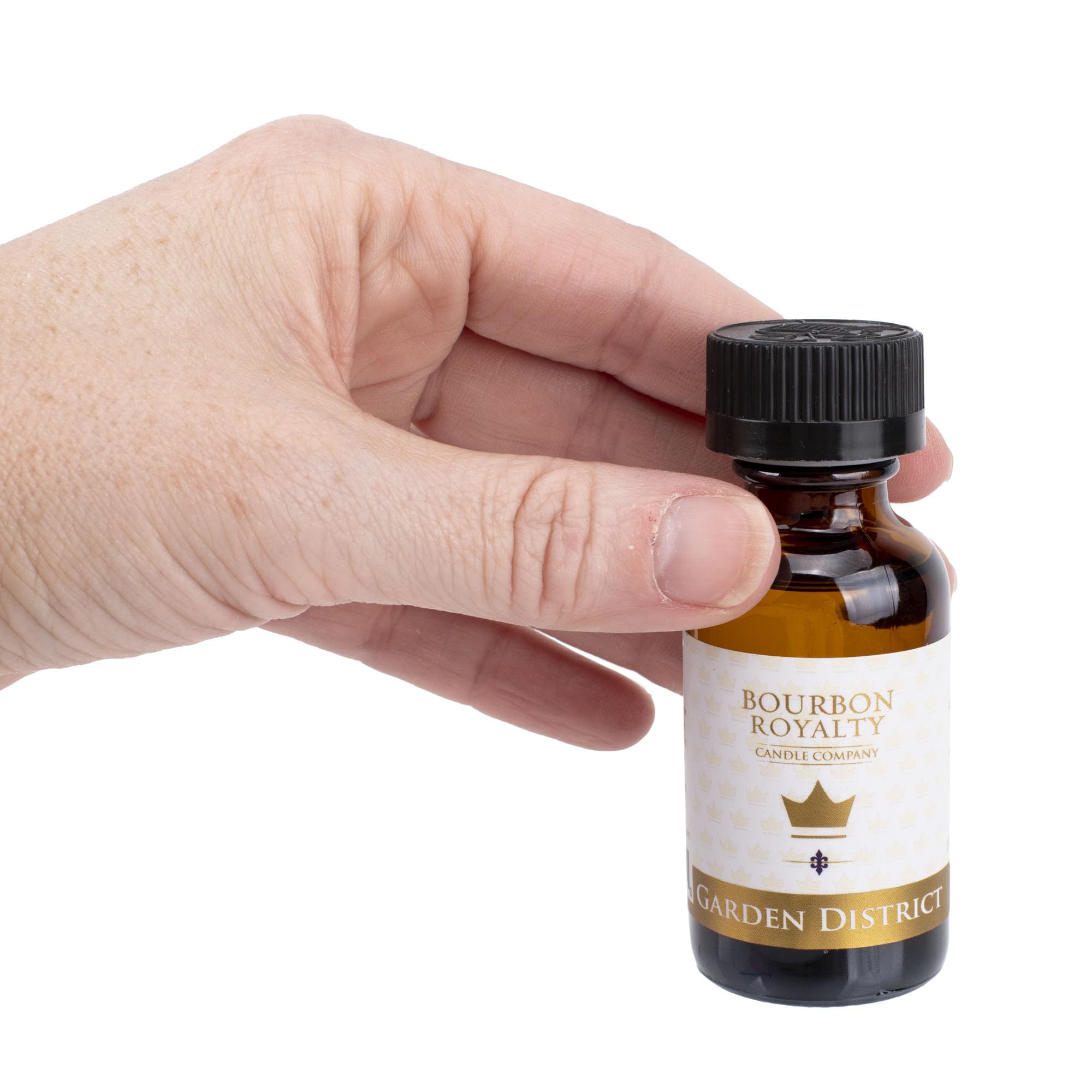 Bourbon Royalty fragrance oil diffuser releasing elegant floral notes in a room.