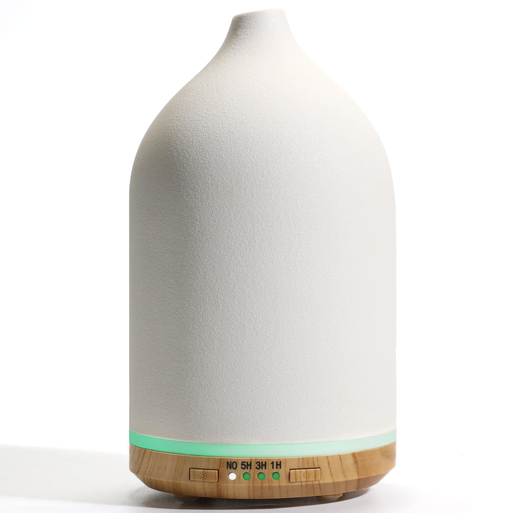 BOXING 250ML essential oil diffuser front view for a calm home aromatherapy setup.