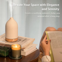 Boxing Essential Oil Diffuser ceramic design adds elegant decor and scent
