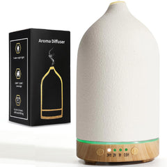 Boxing Essential Oil Diffuser front view with soft glow for relaxation