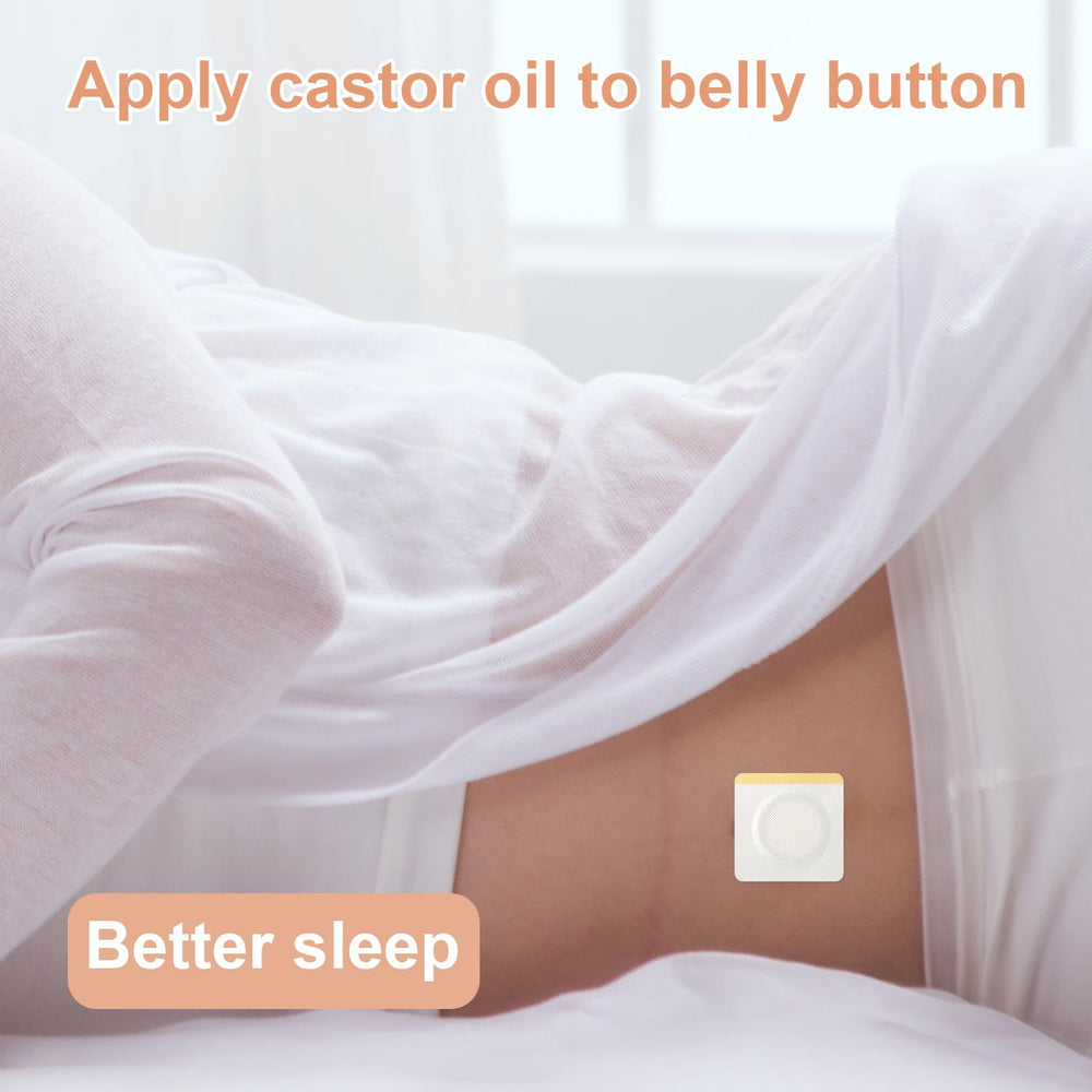 BOXOB castor oil patch offers easy adhesion and single-use convenience
