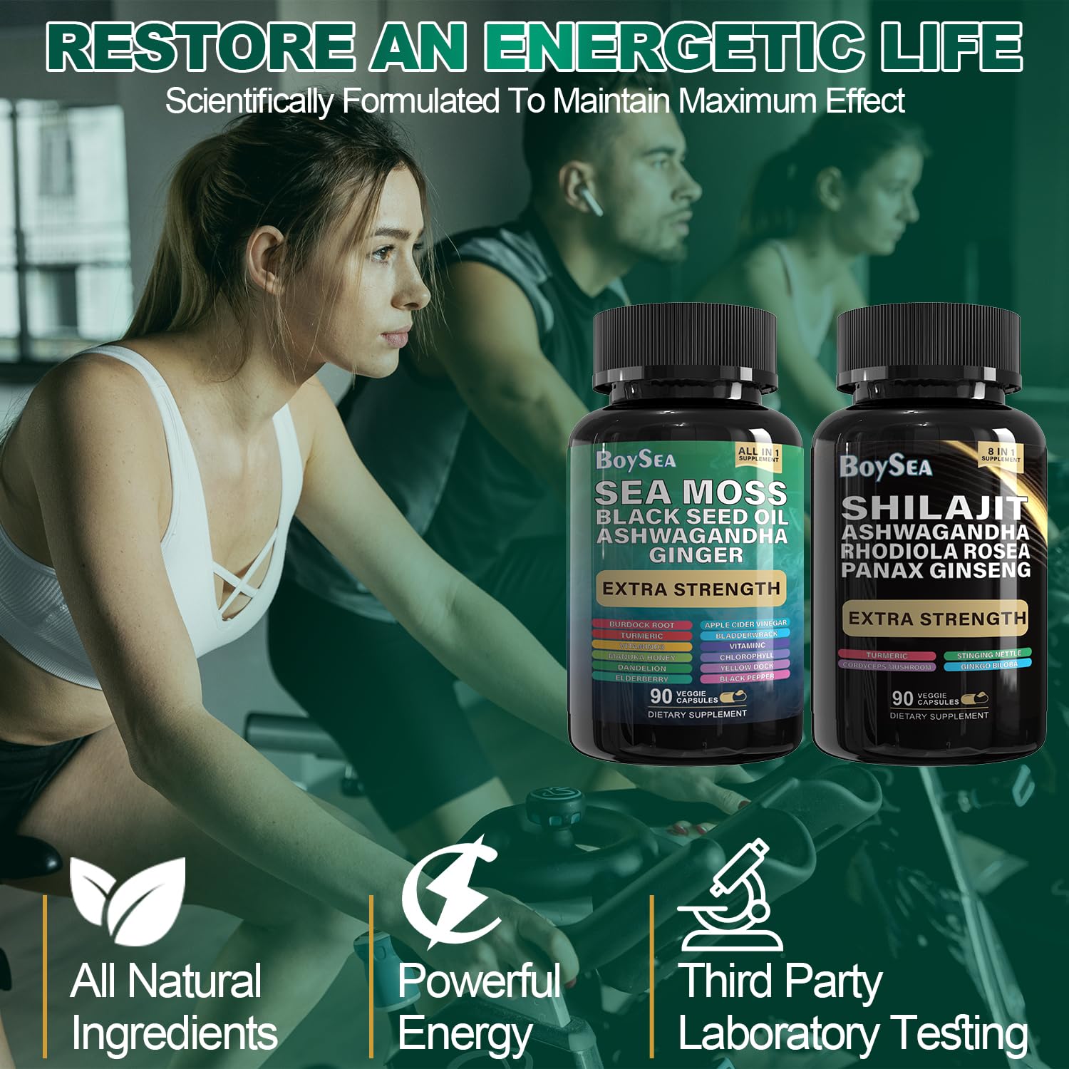 Boysea Ginger capsules featured for digestion-friendly daily routines.