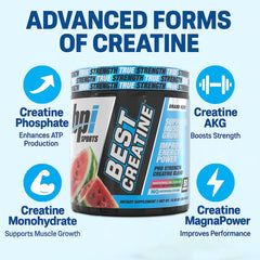 Creatine powder dissolving smoothly in liquid for quick mixing
