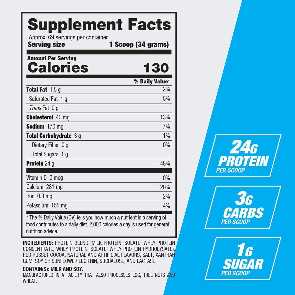 BPI Sports Best Protein powder-dispersion into liquid emphasizes smooth chocolate flavor.