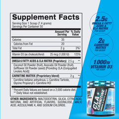BPI Sports CLA Carnitine powder texture close-up