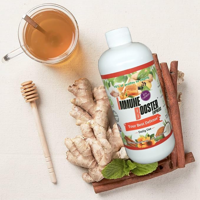 Bprime Health Boosters daily-use setup with water ready.