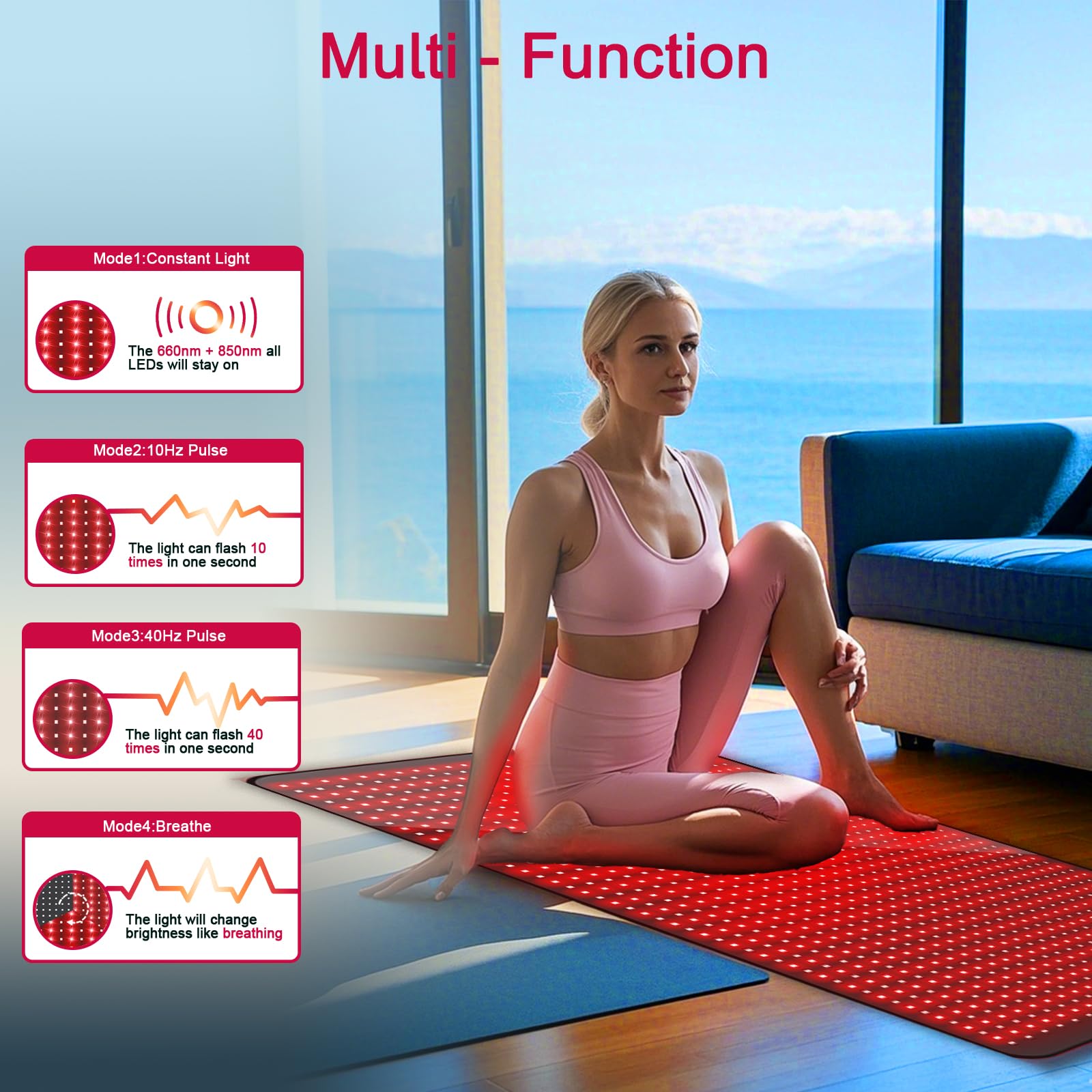 BQLQLUX five-level power lets you tailor intensity to your preferences.