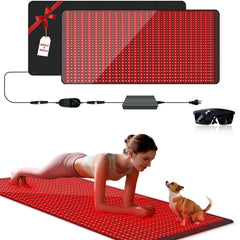 BQLQLUX Red Light Therapy Mat delivers full-body coverage for post-workout cooldown.
