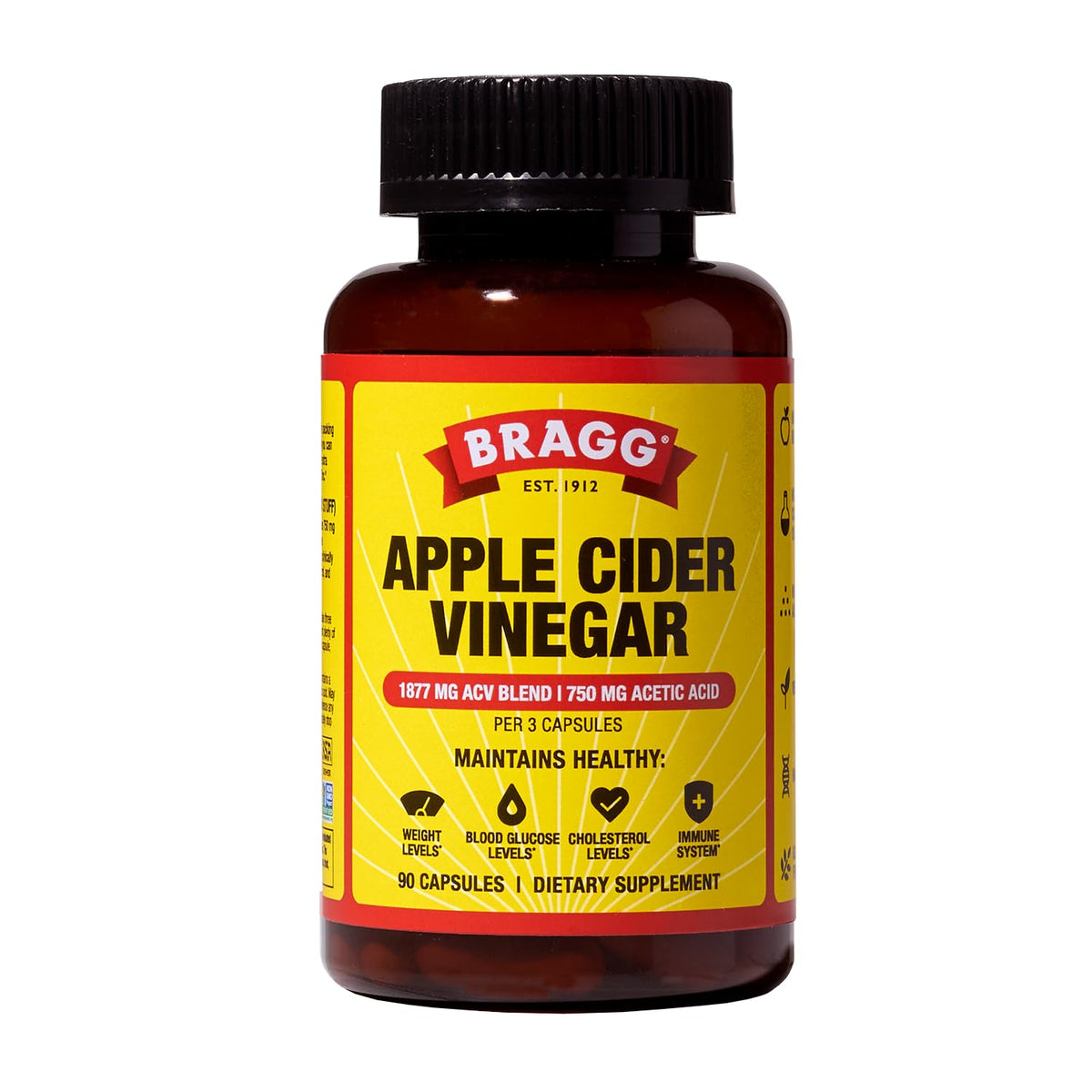 Bragg front packaging showing bottle for clear product identification and convenience