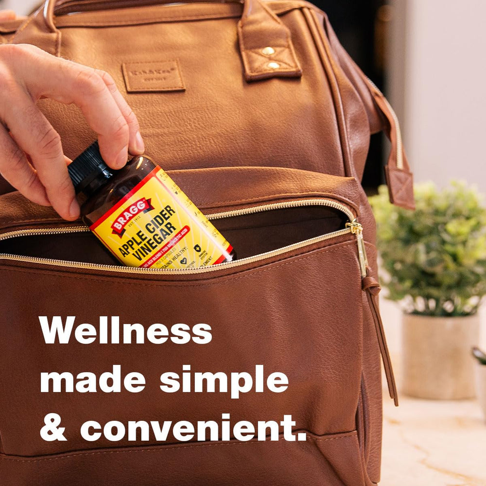 Bragg ACV capsules pack shot showing a 90-count bottle.