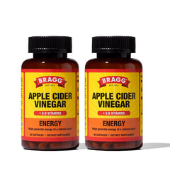 Bragg Energy ACV capsules bottle for everyday energy support.