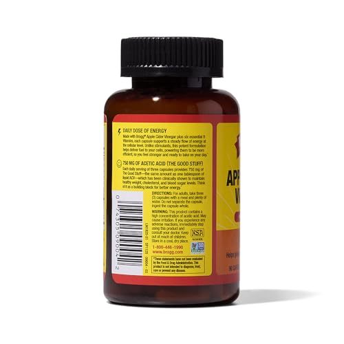 Bragg Energy with B-12 packaging on a store shelf.
