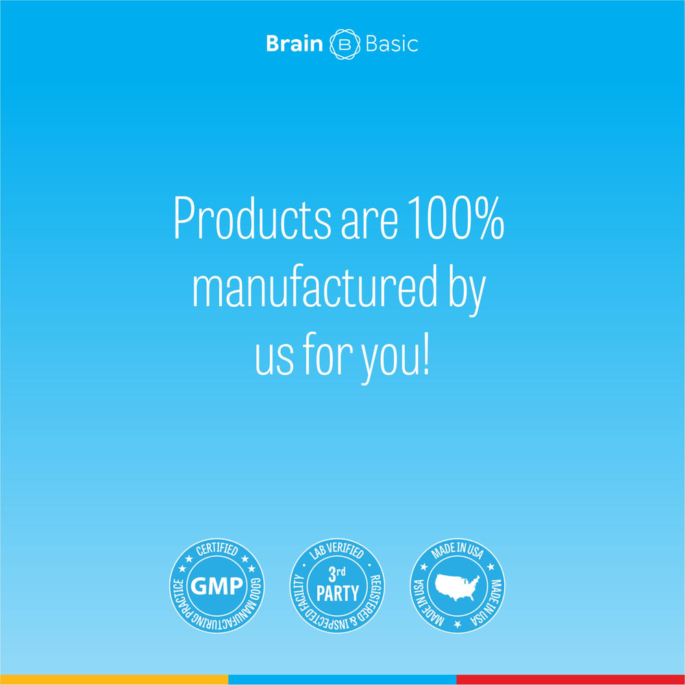 Brain Bean Ultra NAC capsules being poured for a daily routine.