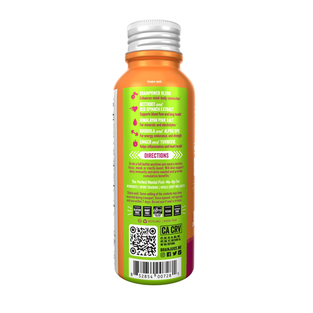 BrainJuice Active athlete scene showcases ready-to-train energy and endurance.
