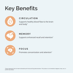 BrainMD Brain & Memory Power MAX dosage spoon demonstrates convenient serving size.