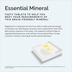 BrainMD Dr Amen magnesium chewables citrus tablets close-up supporting brain health