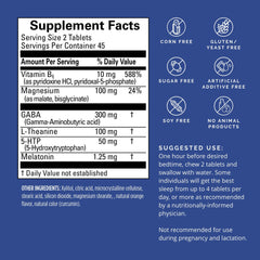 BrainMD melatonin 1.25 mg and 5-HTP blend supports smoother sleep onset.