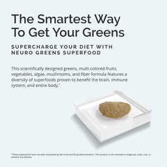 BrainMD Neuro Greens powder in glass demonstrates easy mix for a flavorful boost