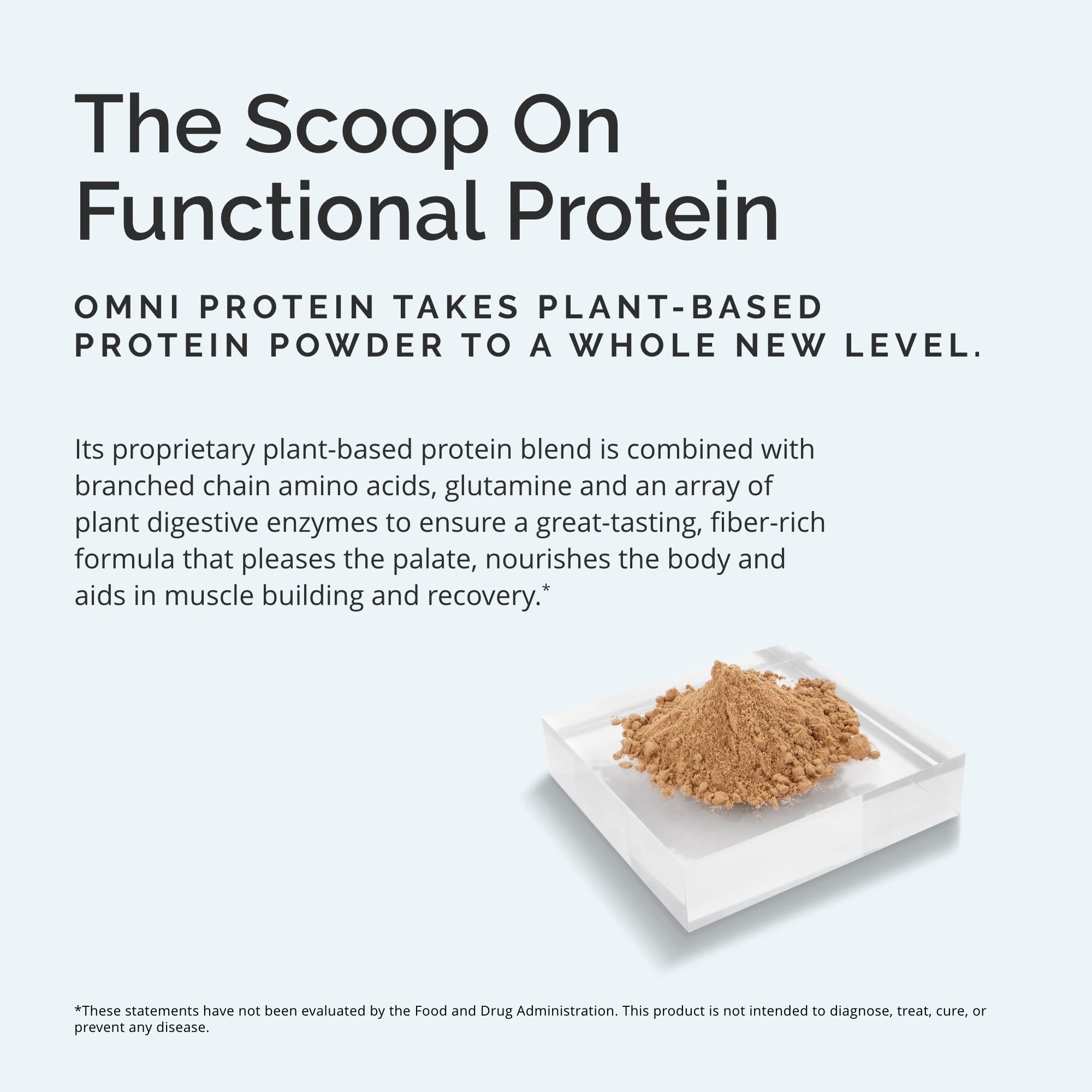 BrainMD Omni Protein Chocolate shaker ready to mix a vegan, sugar-free shake.