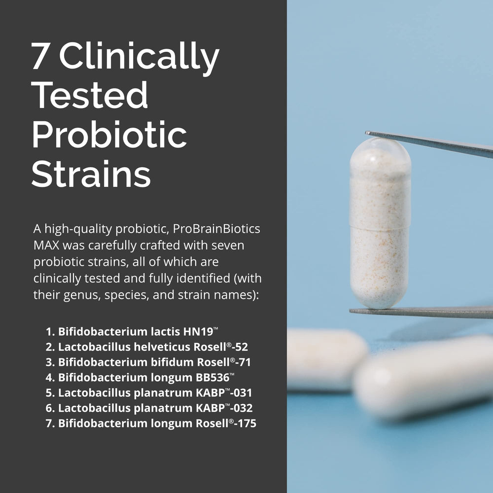 Illustration of BrainMD ProBrainBiotics Max immune support concept.