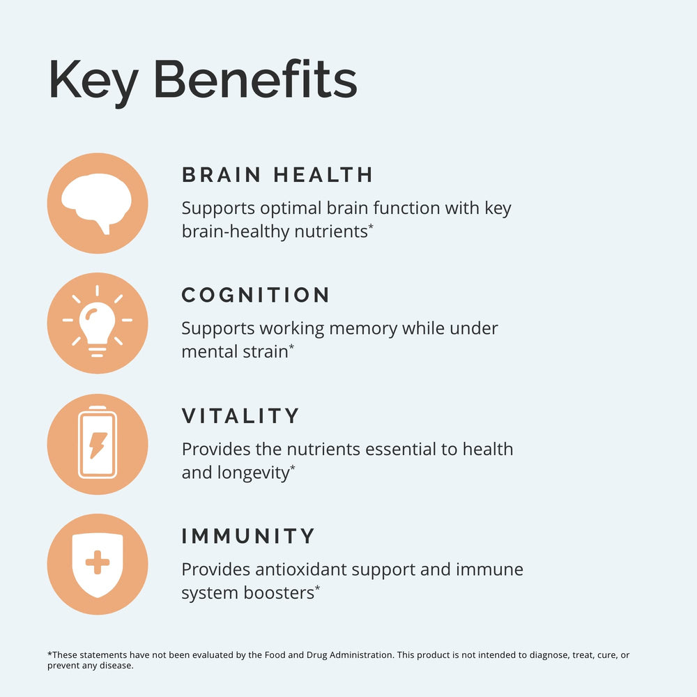 BRAINMD Smart Mushrooms scoop dispense illustrates convenient daily dosing.