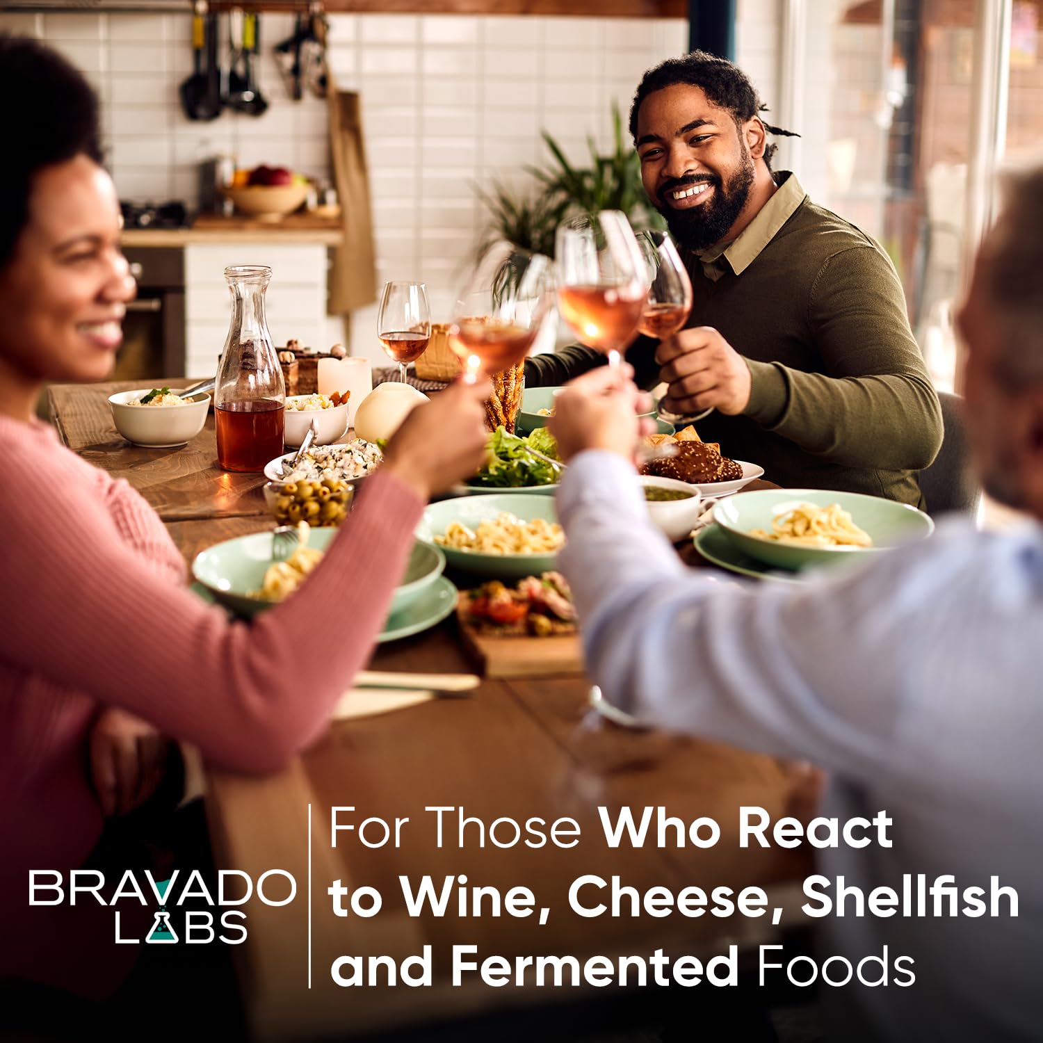 Bravado Labs DAO capsules in hand for easy dosing.