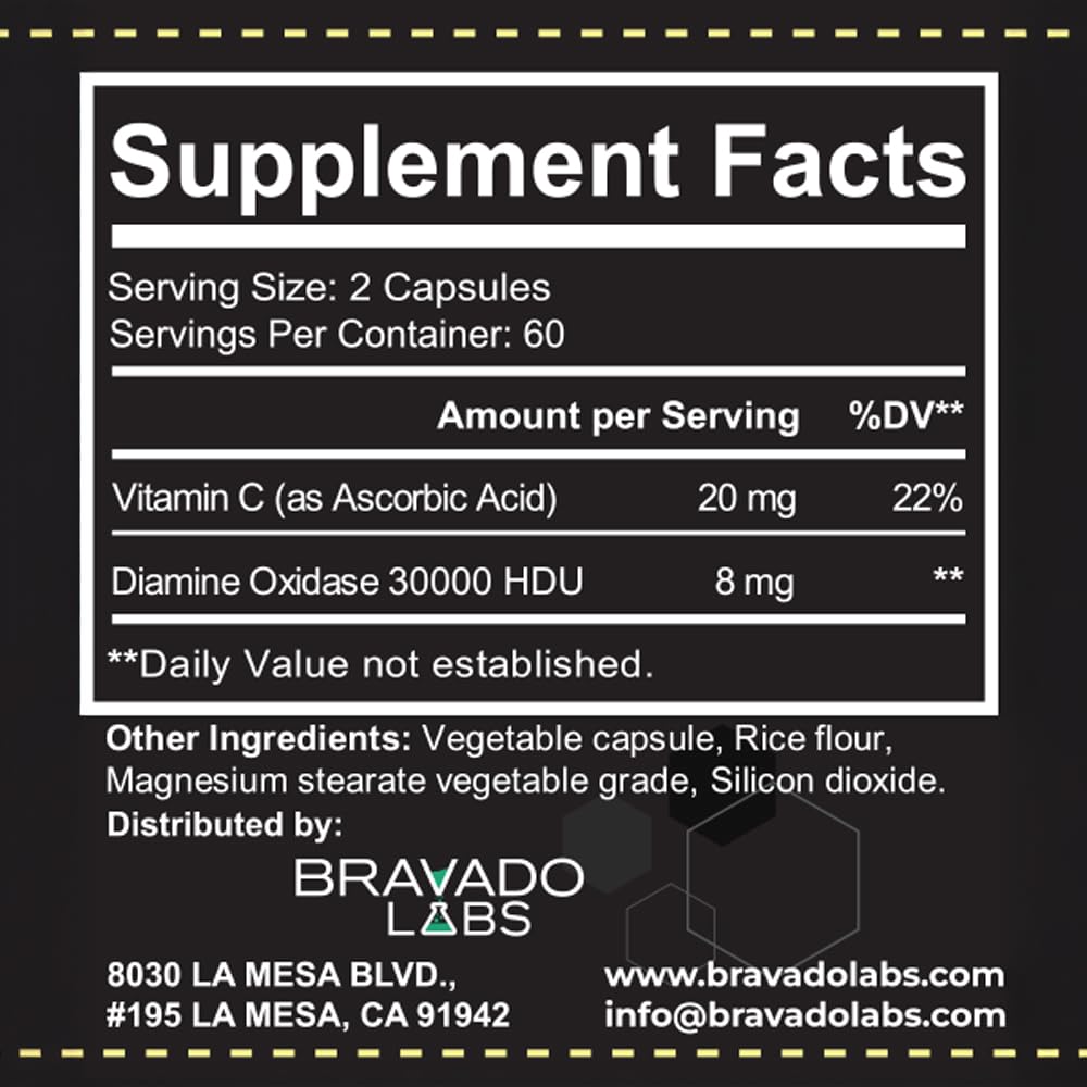 Bravado Labs DAO HDU packaging front highlighting potency and daily use.