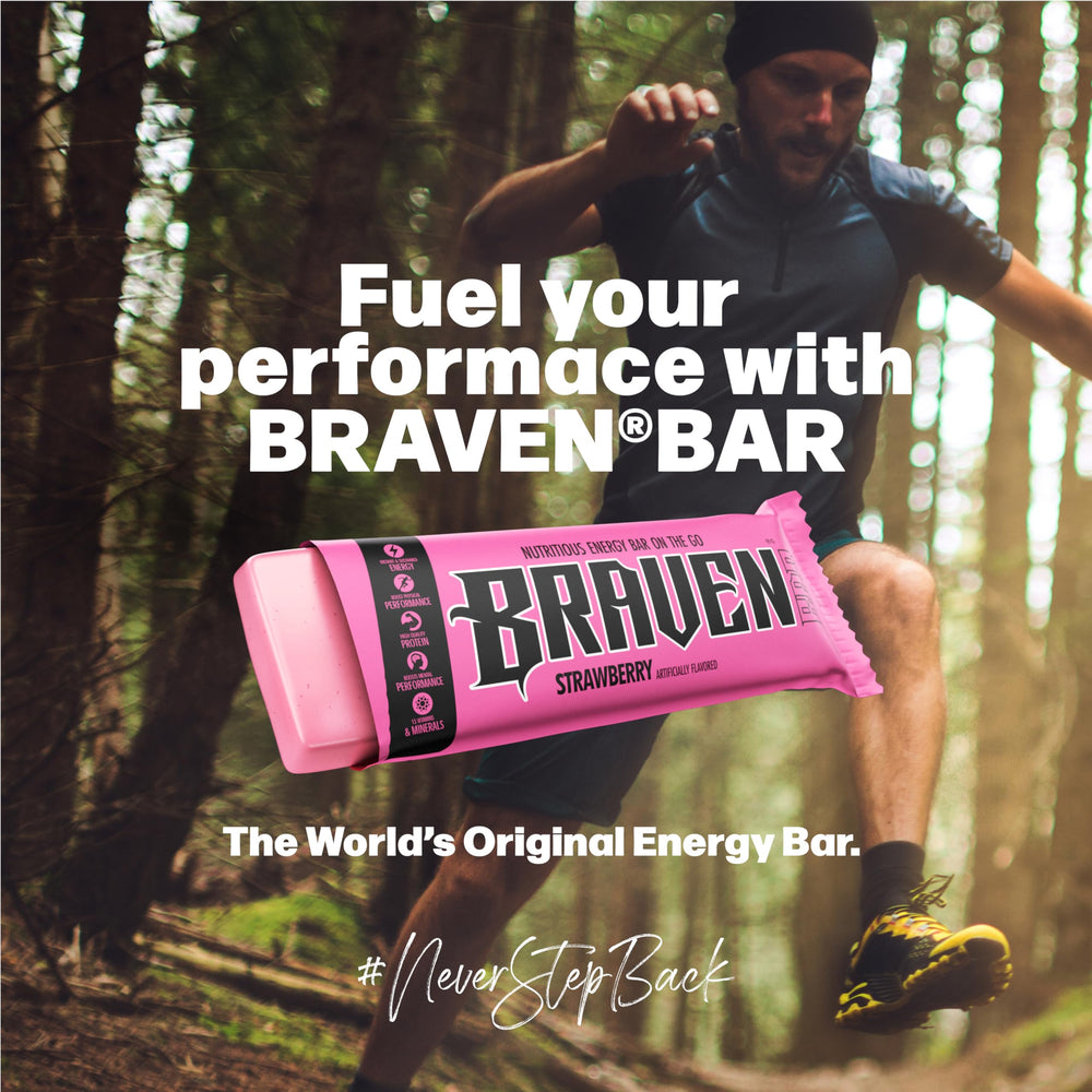 BRAVEN Braven Bar Variety Pack – 10x1.59 oz Energy Bars & Chews, 5g Pr ...