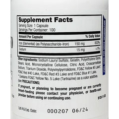 Breckenridge Ferrex 150 label closeup with ingredients and usage notes
