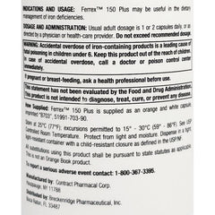 Breckenridge Ferrex 150 non-blister packaging for convenient storage