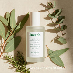 Breebit Eucalyptus Linen Spray refreshing bedding and curtains with natural aroma