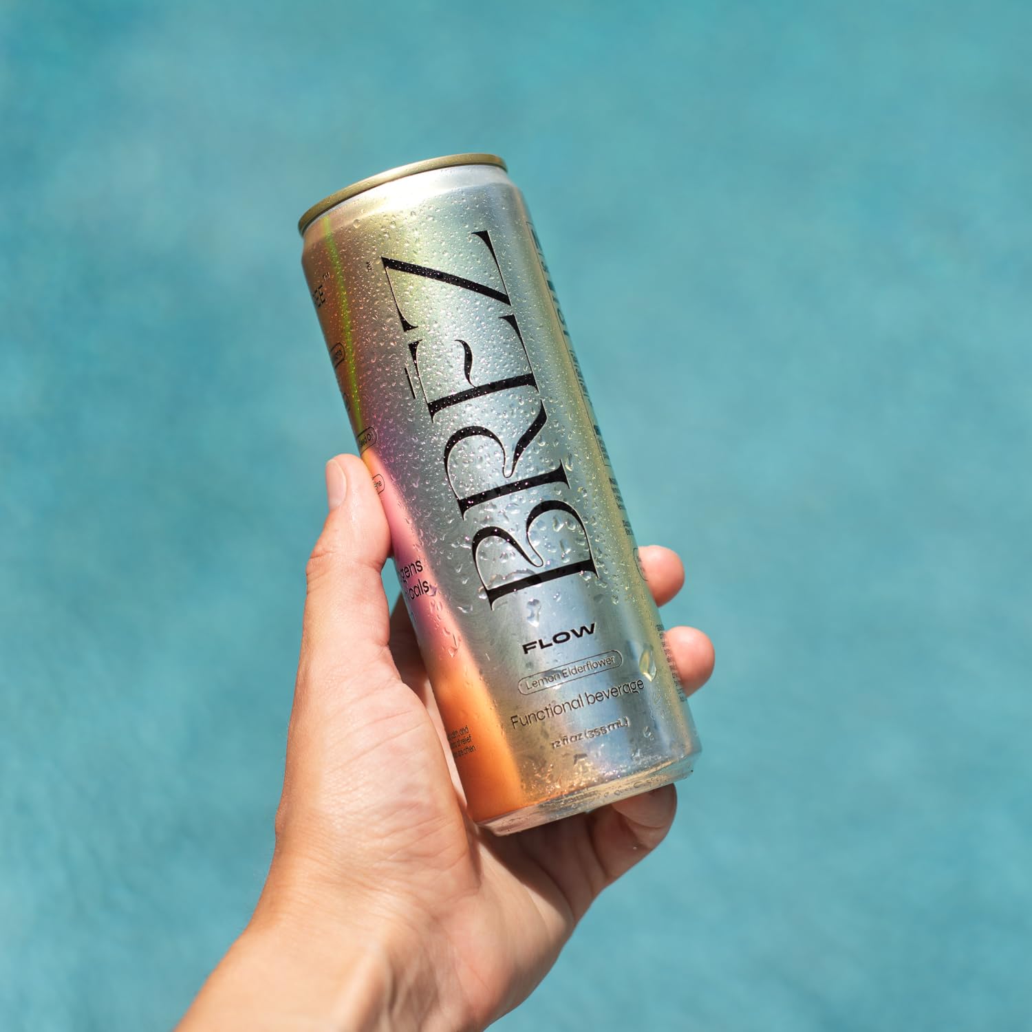 BRĒZ FLOW organic ingredients seal highlights natural flavor