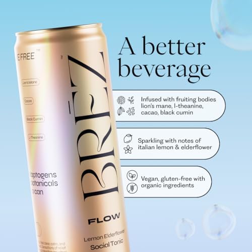 BREZ Flow sparkling glass – inviting, light citrus aroma with elderflower notes.