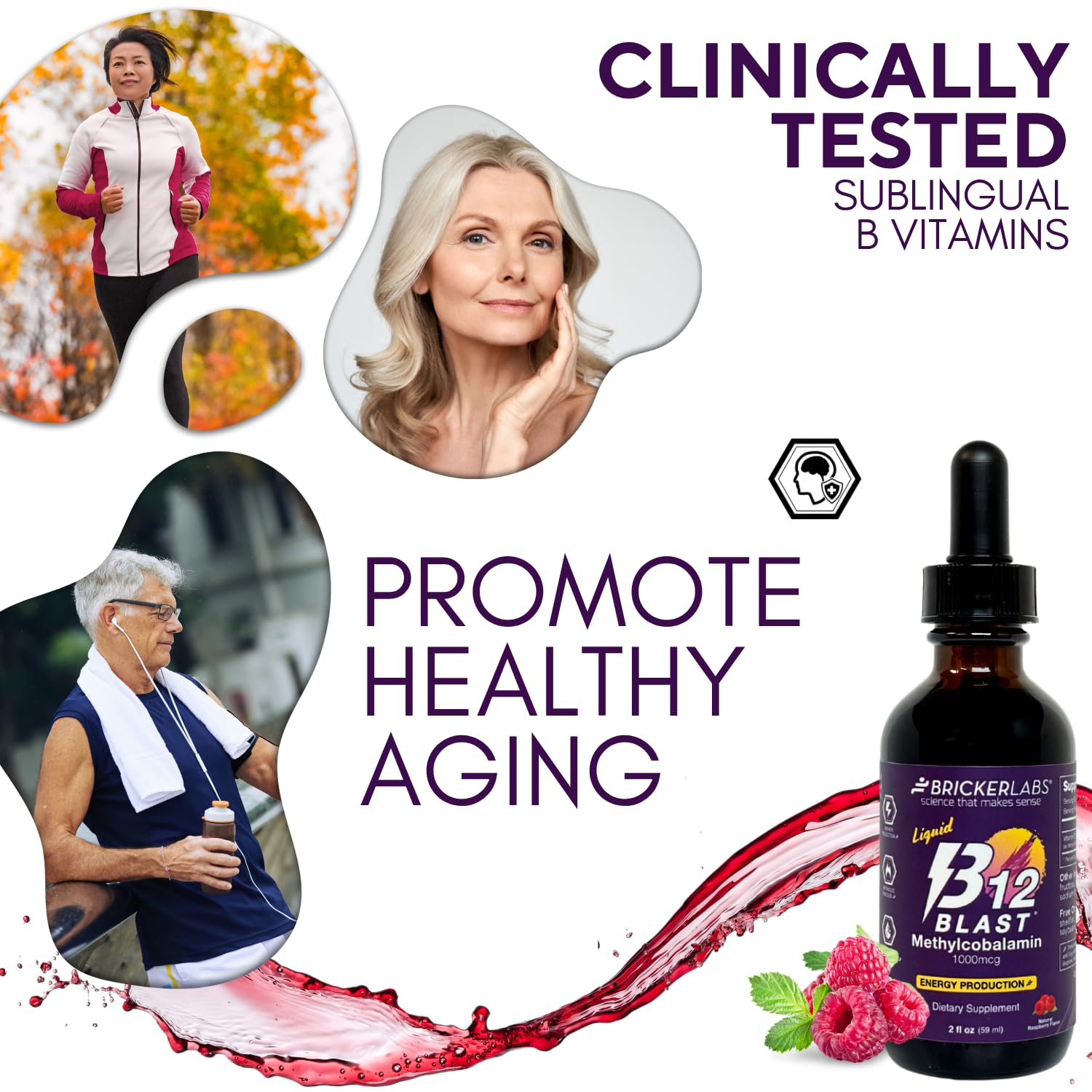 Bricker Labs B12 Blast immune support potential benefits.