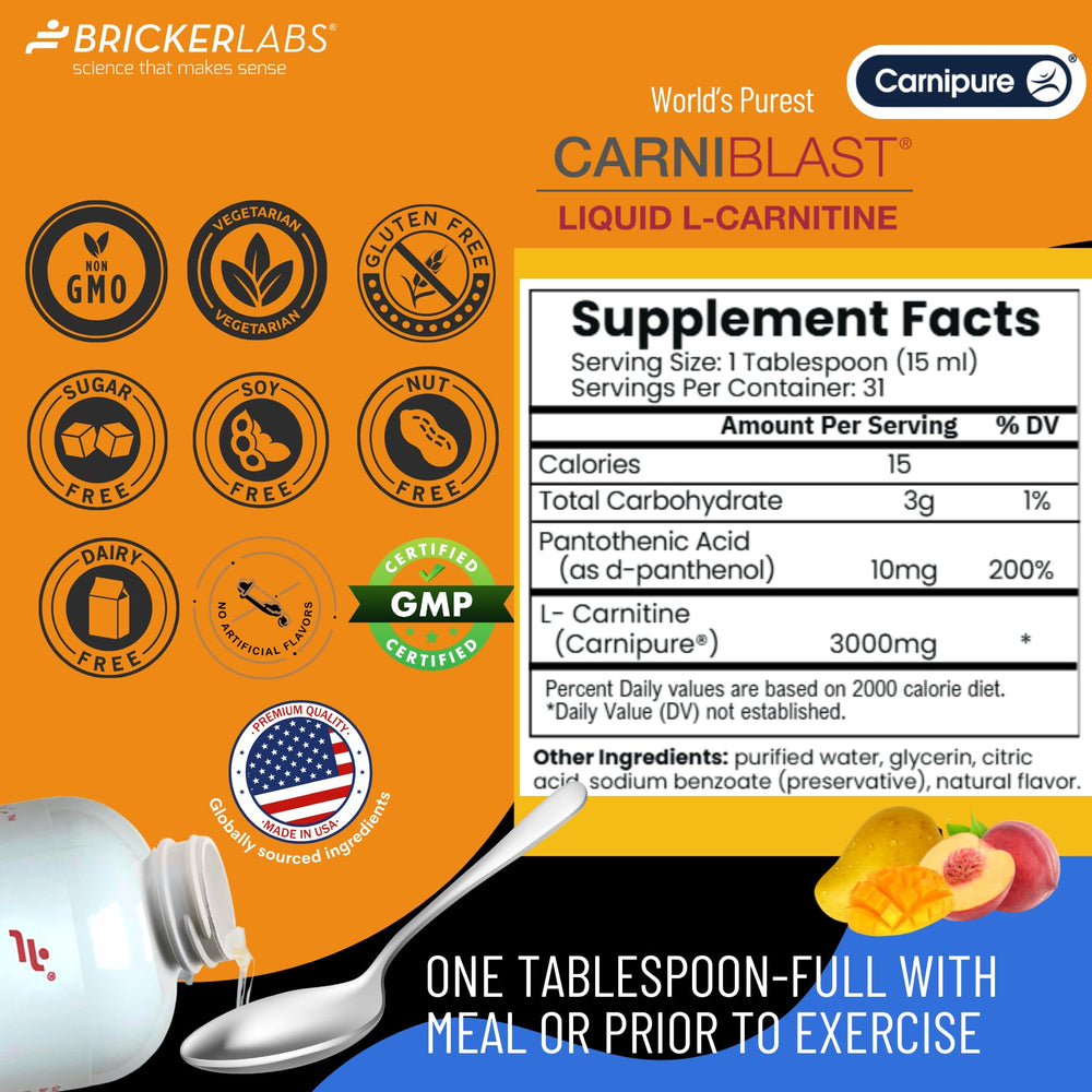 Bricker Labs Carniblast supports post-workout recovery and reduced fatigue