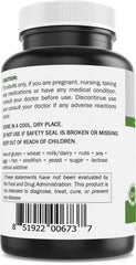 Brieofood caffeine pills label details indicating gluten-free and GMP-quality manufacturing