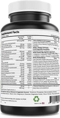 Brieofood Day-to-Day Men's Multi probiotic illustration emphasizing digestive support.