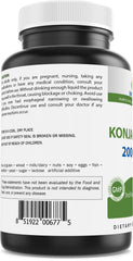 Brieofood Konjac root pack 2 contains gluten-free capsules for vegan-friendly routines.