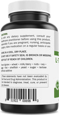 Brieofood L-Tryptophan bottle being poured illustrating convenient daily use
