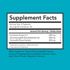 Bright Naturals Glycevia capsules closeup highlighting dihydroberberine capsules.