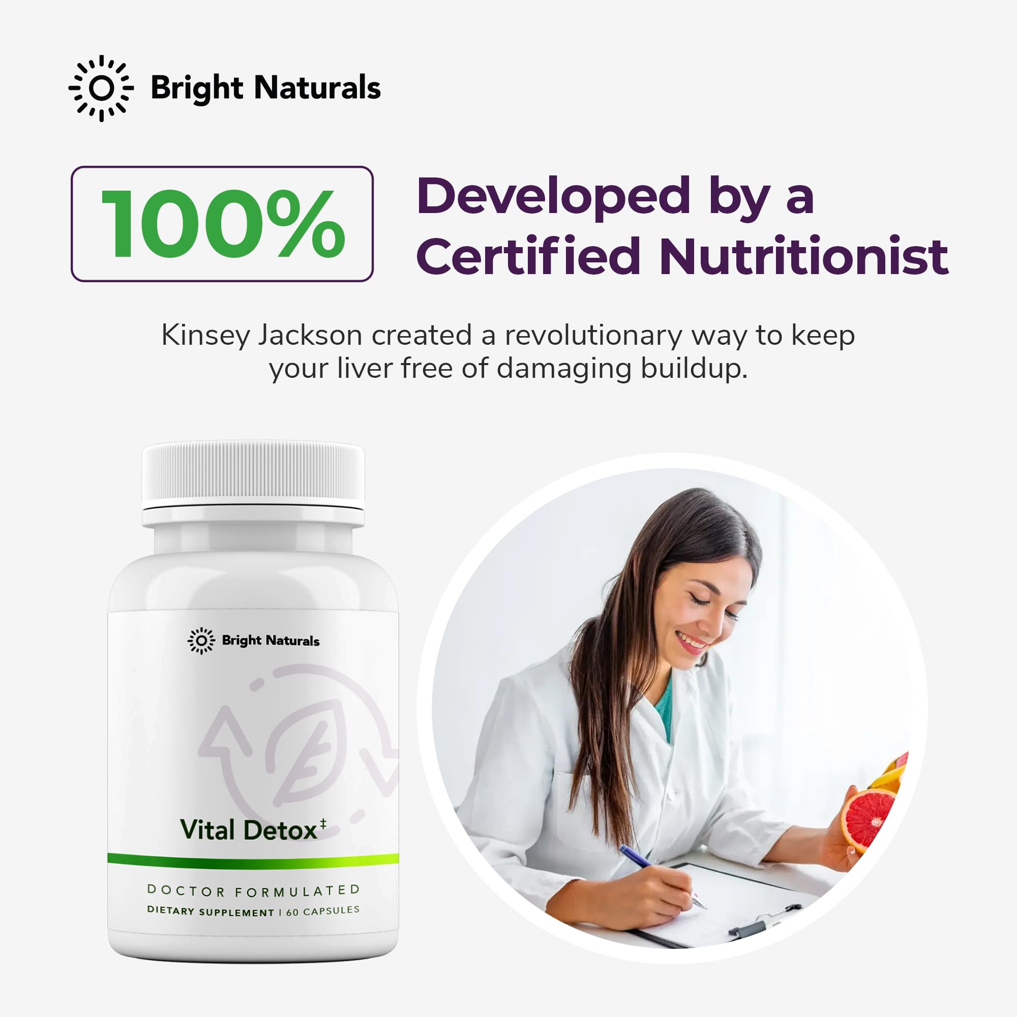 Vital Detox daily-use setup shown for easy morning routine.