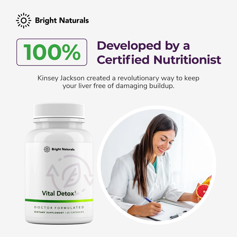 Vital Detox daily-use setup shown for easy morning routine.