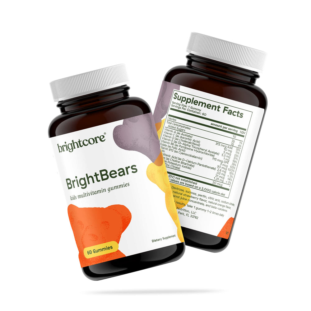 Brightcore BrightBears gluten-free label supports dietary needs.